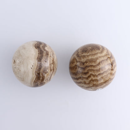 One Mexican Onyx/Calcite Chocolate Sphere 10 cm - Expert Wholesale and Supplier of Wholesale Crystals & Bulk Gemstones, ["Calcite","close_70","Mexico","onyx","Spheres"]