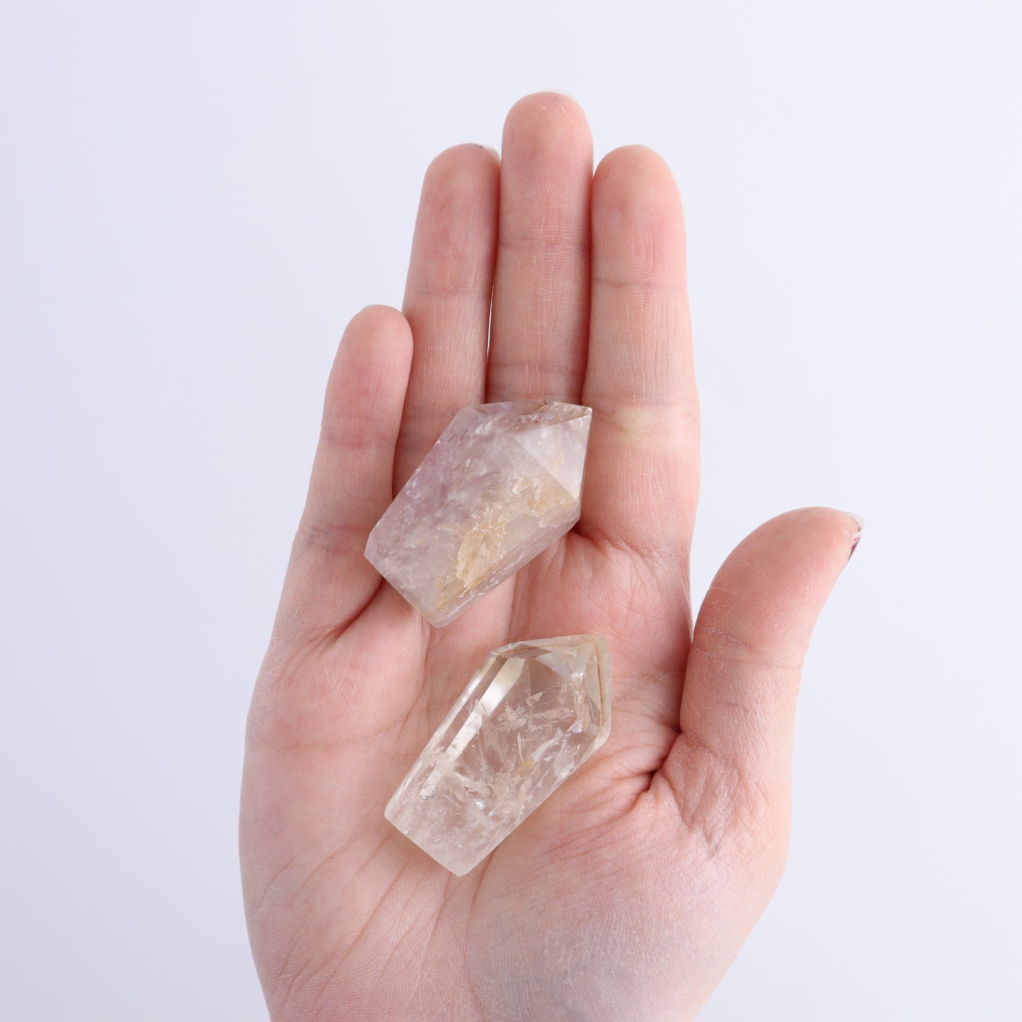 Powellite Amethyst UV Reactive Towers Set of 20 - Expert Wholesale and Supplier of Wholesale Crystals & Bulk Gemstones, ["Amethyst","Powellite"]