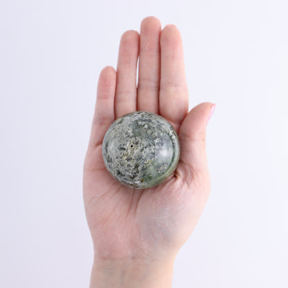 Prehnite Spheres Set of 5 - Expert Wholesale and Supplier of Wholesale Crystals & Bulk Gemstones, ["Prehnite","Spheres"]