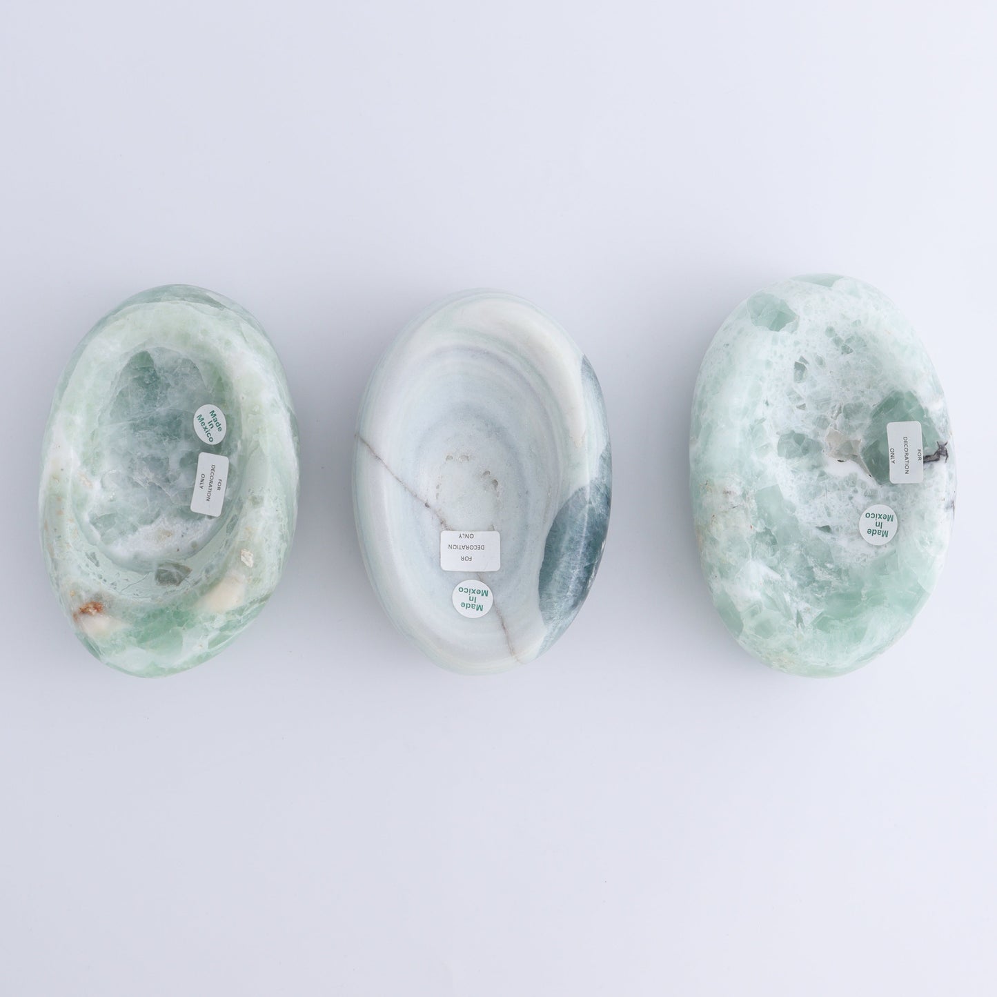 One Imperfect Fluorite Oval Bowl - Expert Wholesale and Supplier of Wholesale Crystals & Bulk Gemstones, ["Bowls","close_50","Fluorite","Mexico","Oval","Oval Dish"]