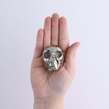 Pyrite Skulls Set of 6 - Expert Wholesale and Supplier of Wholesale Crystals & Bulk Gemstones, ["Hearts","Peru","Pyrite"]