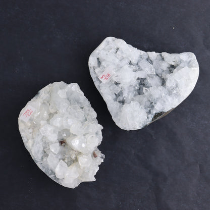 Apophyllite Clusters Set of 6 - Expert Wholesale and Supplier of Wholesale Crystals & Bulk Gemstones, ["Apophyllite","close_50","Clusters","Flats"]