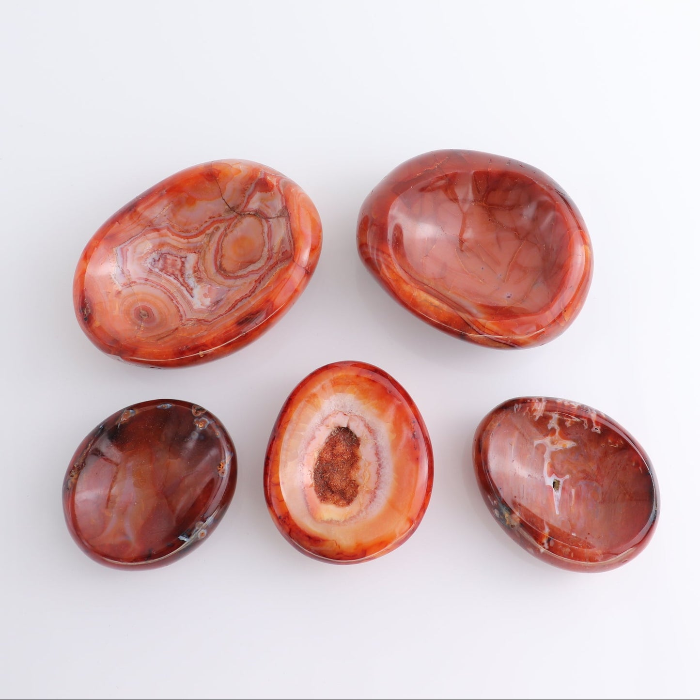Carnelian Bowls Set of 5