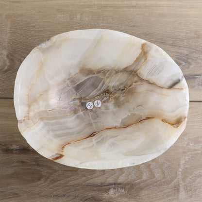 Mexican Onyx/Calcite Bowl 10"