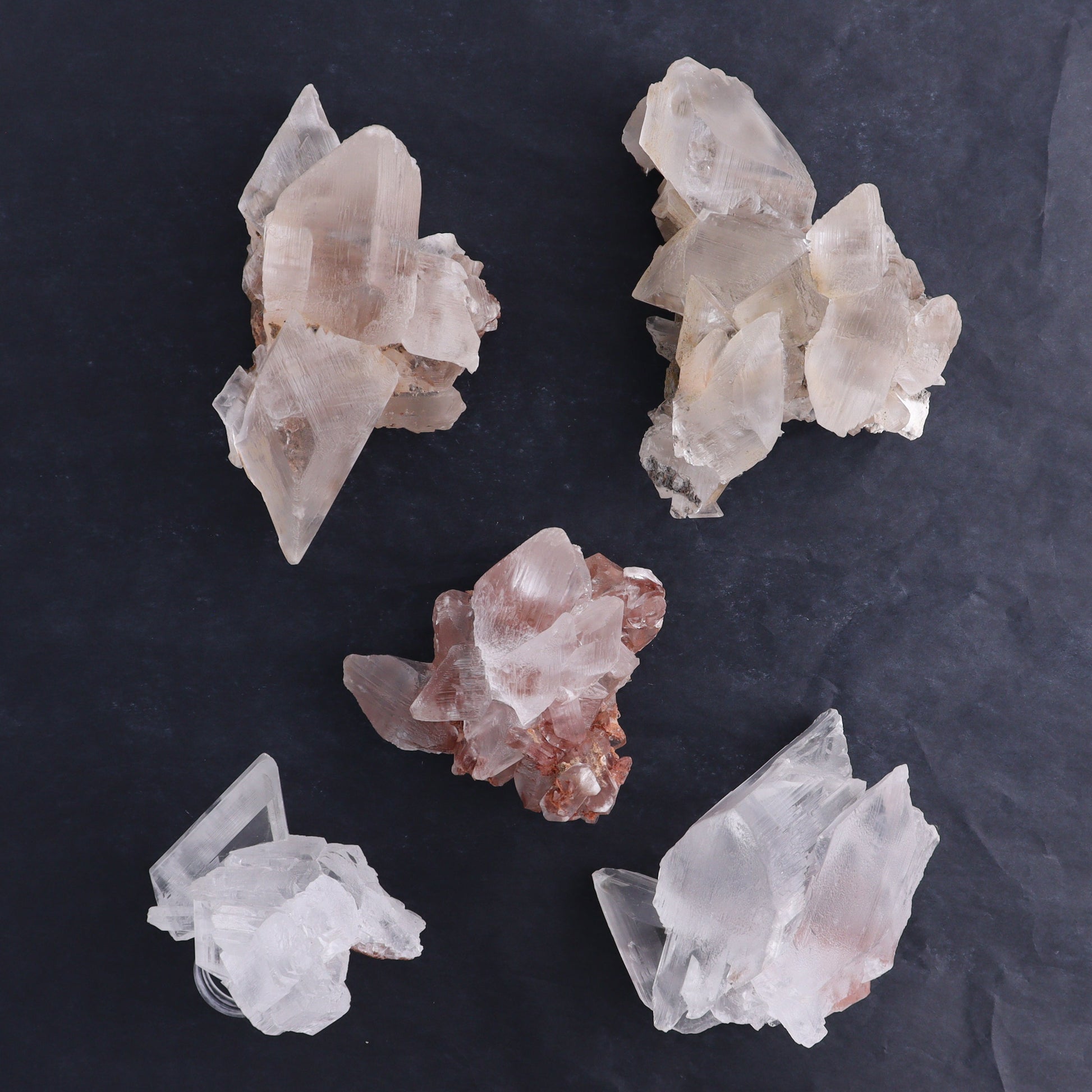 Naica Selenite Flat Set of 5 - Expert Wholesale and Supplier of Wholesale Crystals & Bulk Gemstones, ["Naica Selenite","selenite"]