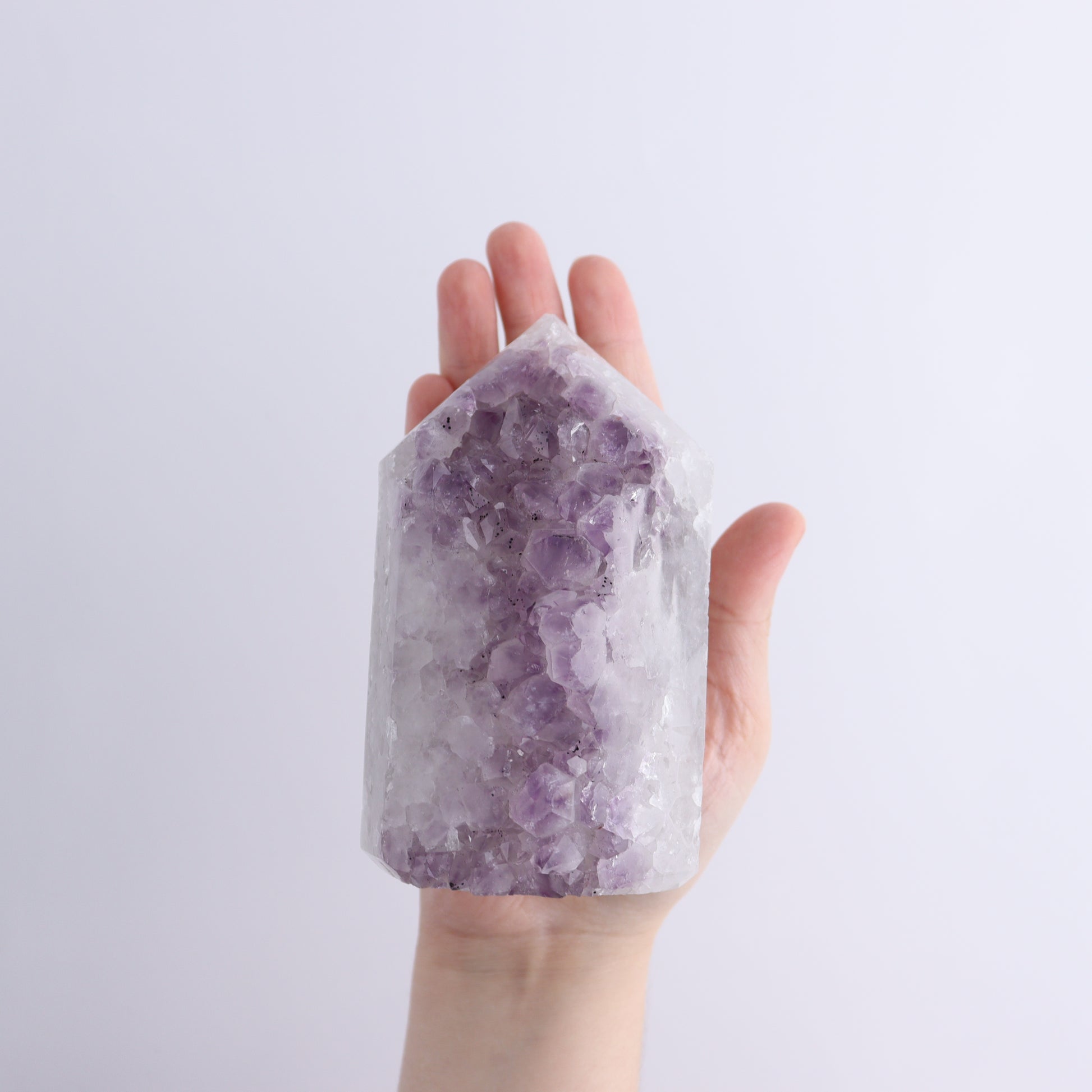 Uruguay Amethyst Towers Set of 2 - Expert Wholesale and Supplier of Wholesale Crystals & Bulk Gemstones, ["Amethyst","Towers","Uruguay"]