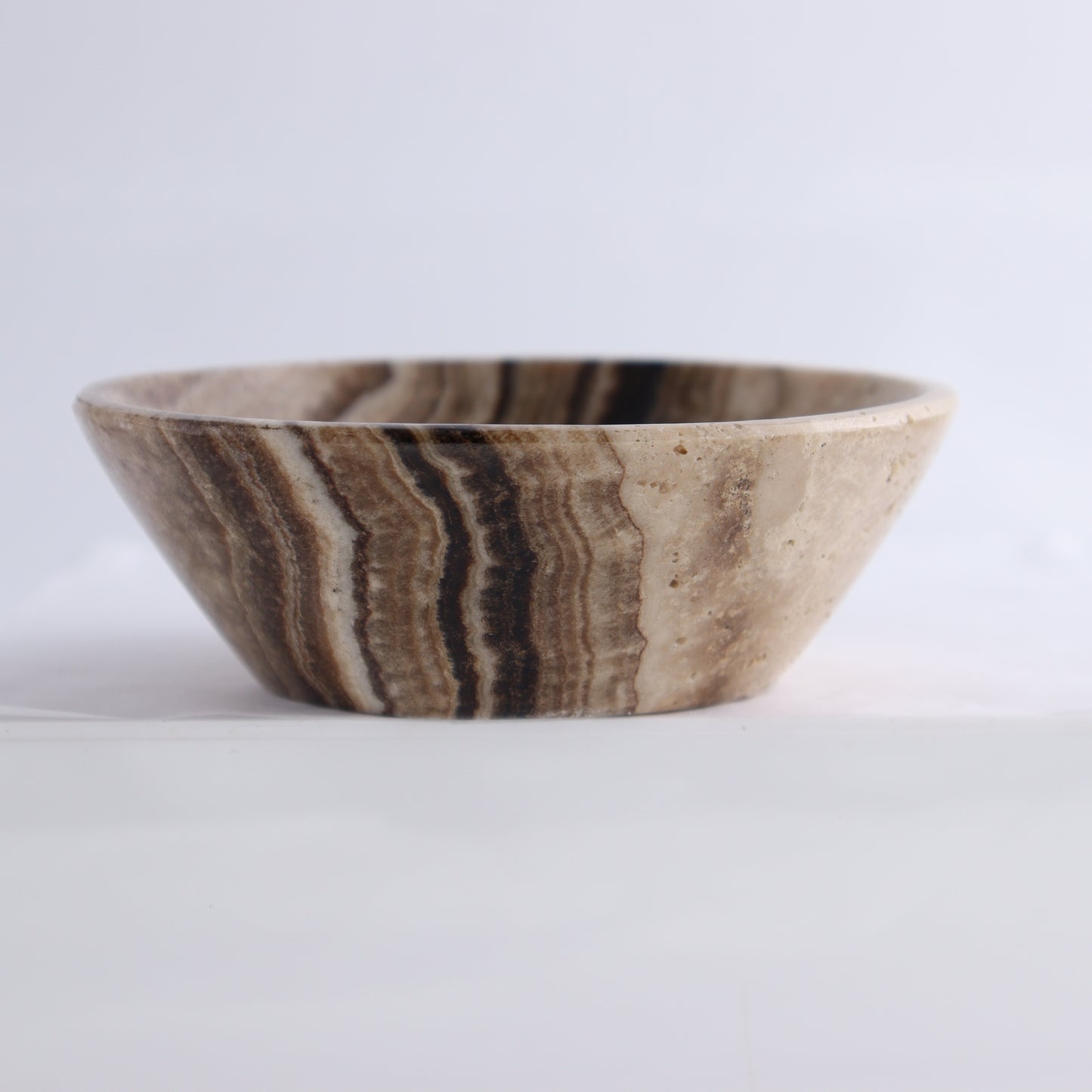 Chocolate Onyx Bowls Set of 5 - Expert Wholesale and Supplier of Wholesale Crystals & Bulk Gemstones, ["Bowls","Decorative Dish","Mexico","onyx","Round Dish"]