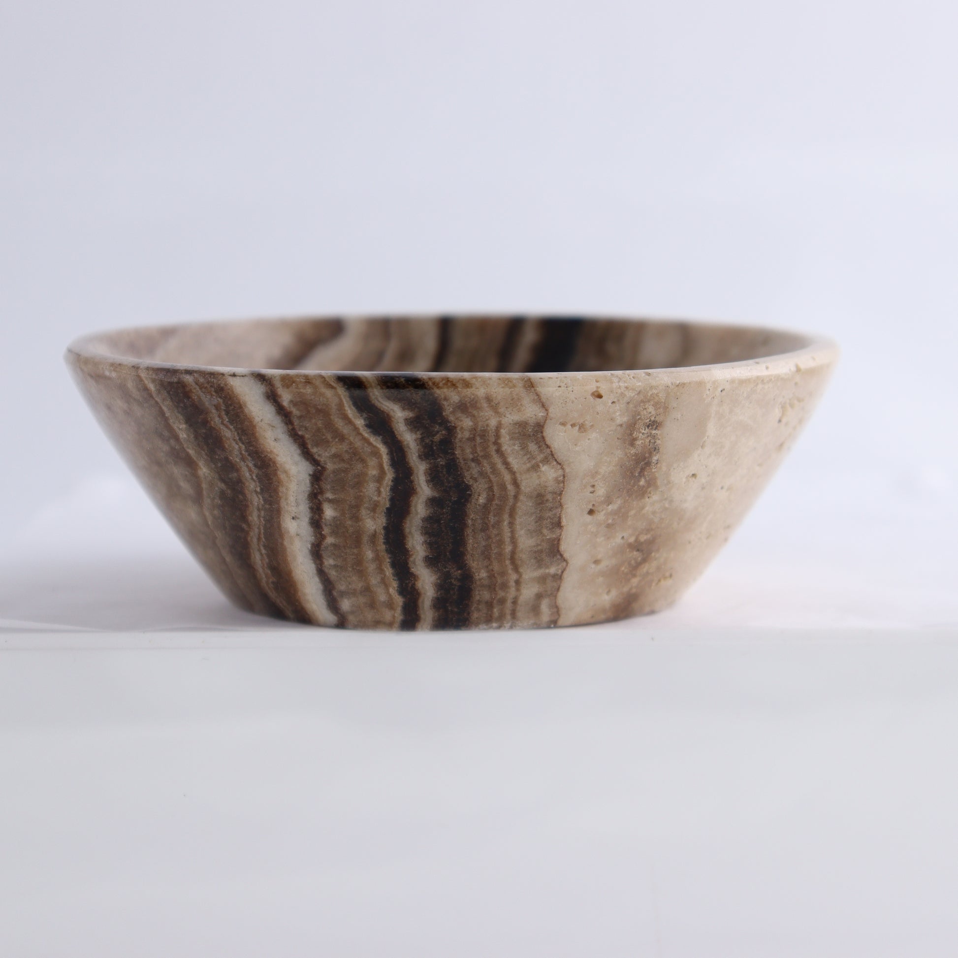 Chocolate Onyx Bowls Set of 5 - Expert Wholesale and Supplier of Wholesale Crystals & Bulk Gemstones, ["Bowls","Decorative Dish","Mexico","onyx","Round Dish"]