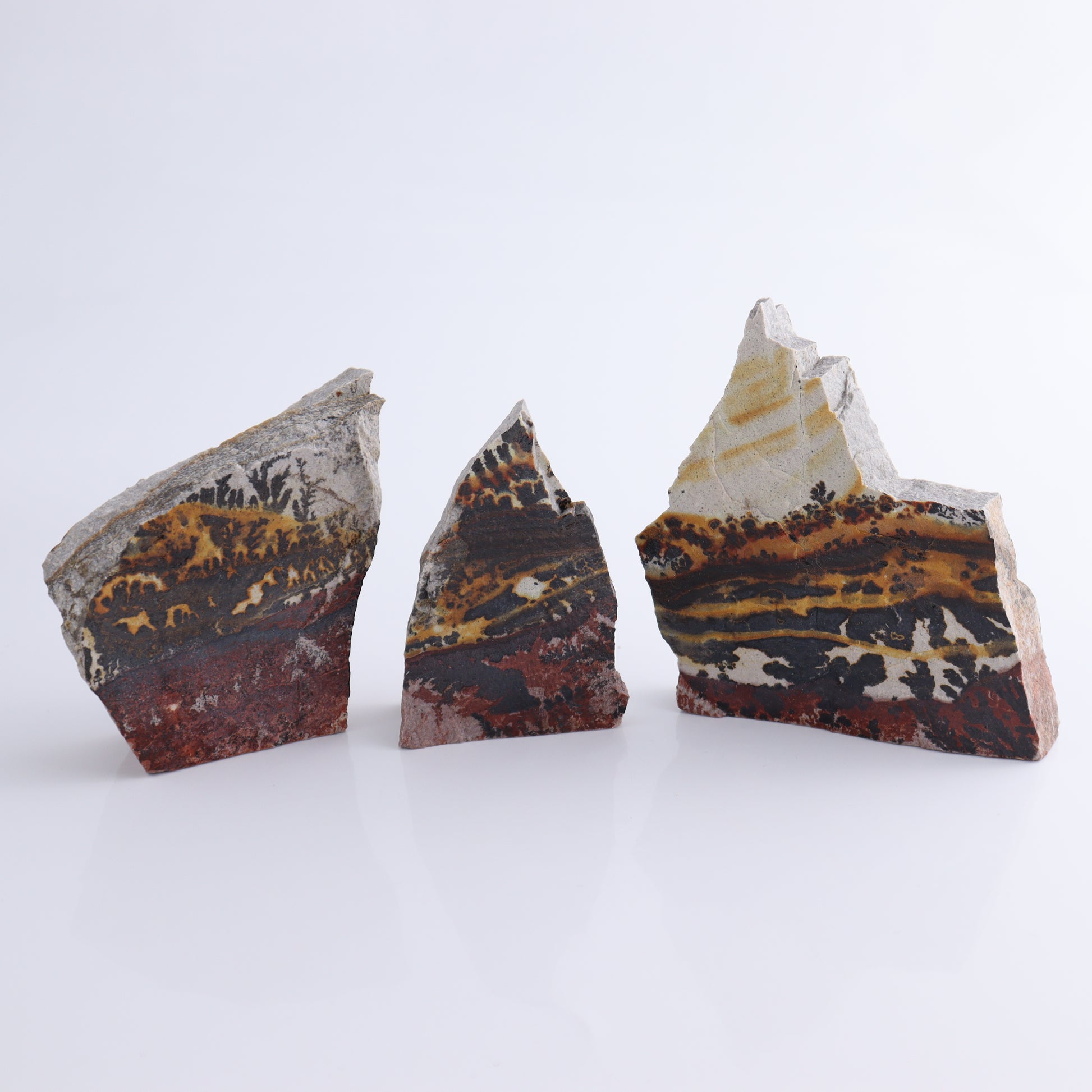Dendrites Flat Set of 6 - Expert Wholesale and Supplier of Wholesale Crystals & Bulk Gemstones, ["Dendrite","Flats"]