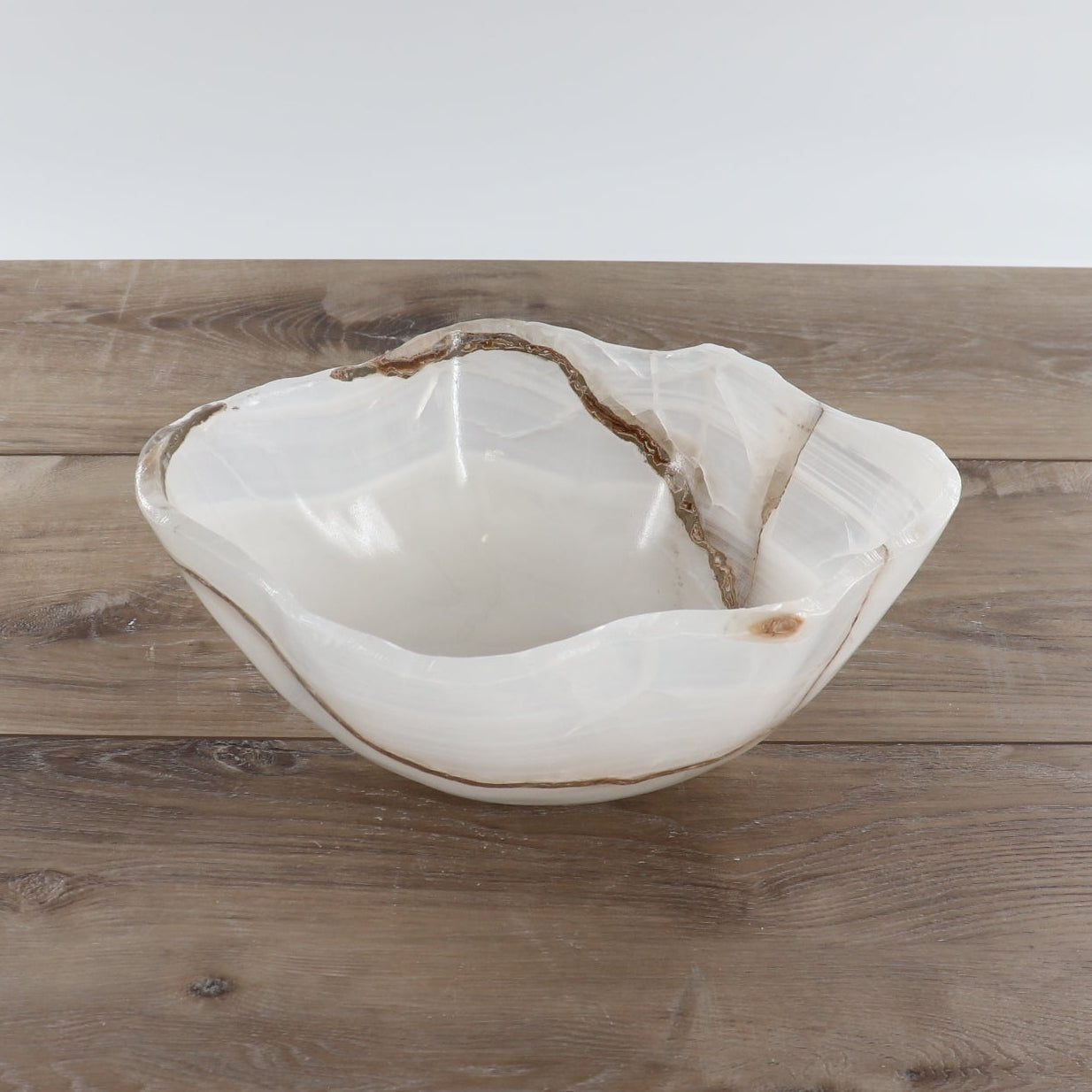 Mexican Onyx/Calcite Bowl 12"