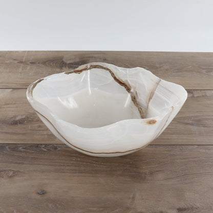 Mexican Onyx/Calcite Bowl 12"