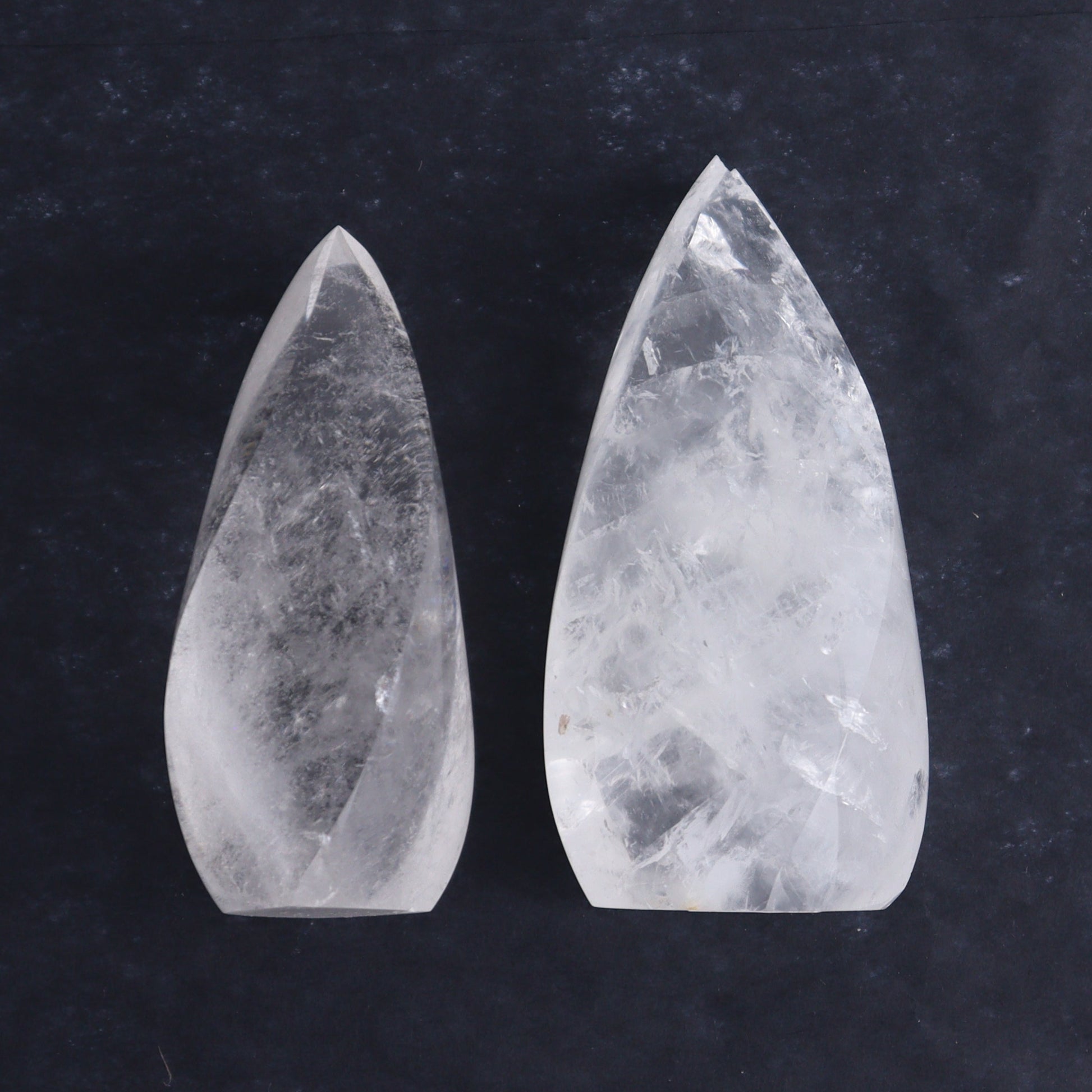 Imperfect Clear Quartz Flames Set of 6 - Expert Wholesale and Supplier of Wholesale Crystals & Bulk Gemstones, ["Brazil","Clear Quartz","flames","Quartz"]
