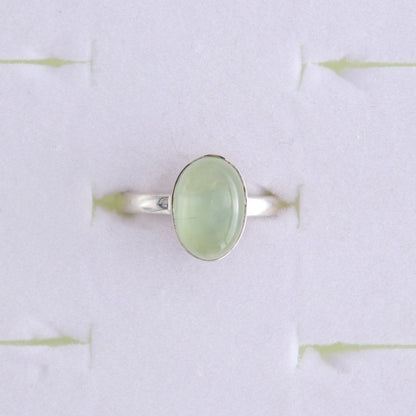 Prehnite Rings Set of 5 (Ring Holders Not Included) - Expert Wholesale and Supplier of Wholesale Crystals & Bulk Gemstones, ["Prehnite","Ring","rings","sterling silver"]