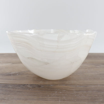 Mexican Onyx/Calcite Bowl 12"