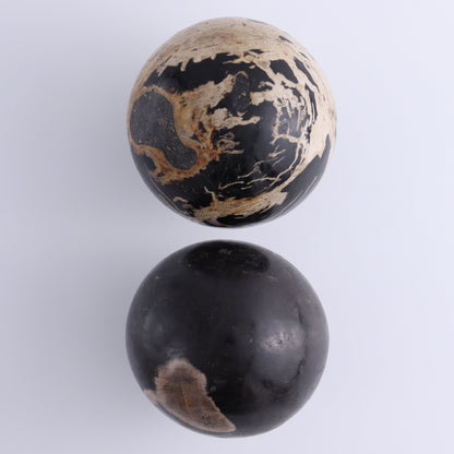 Petrified Wood Spheres Set of 4 - Expert Wholesale and Supplier of Wholesale Crystals & Bulk Gemstones, ["Indonesia","Petrified Wood","Spheres"]