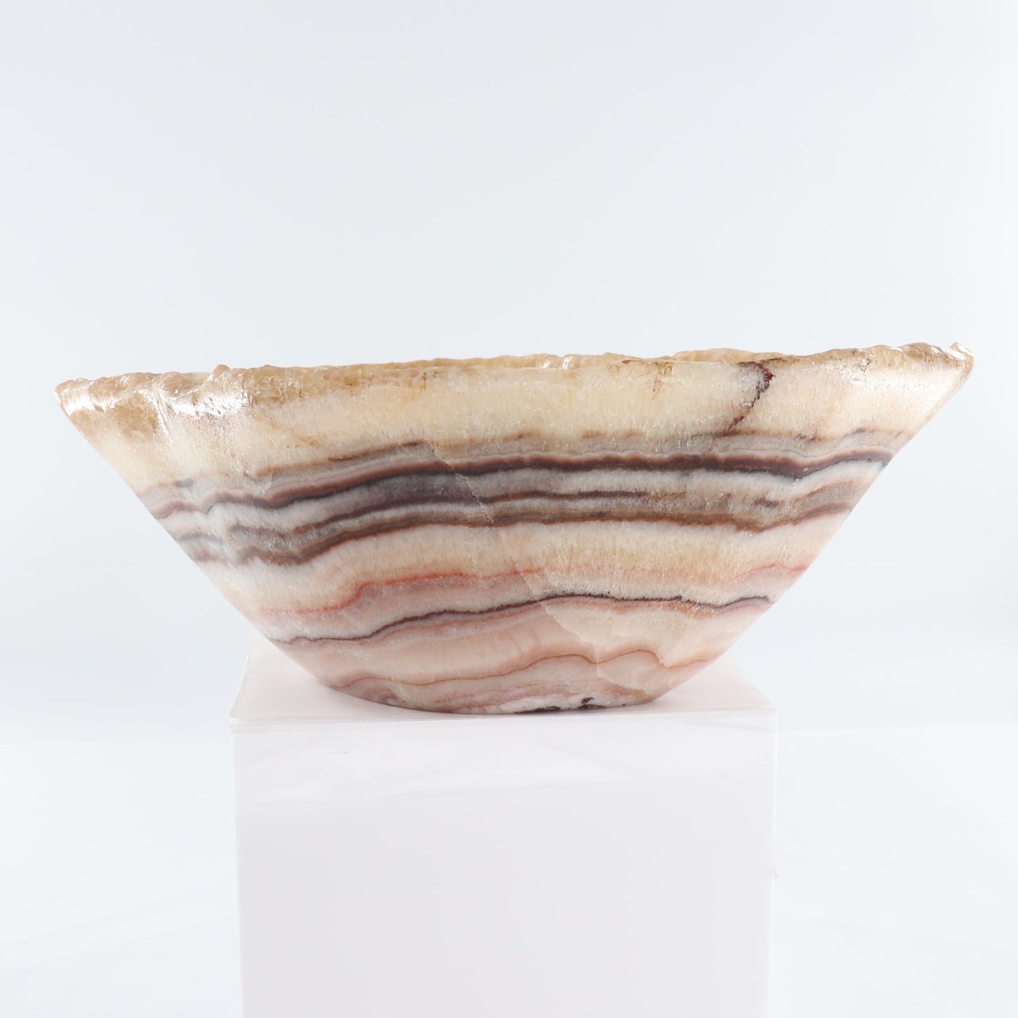 Mexican Onyx/Calcite Bowl 15"