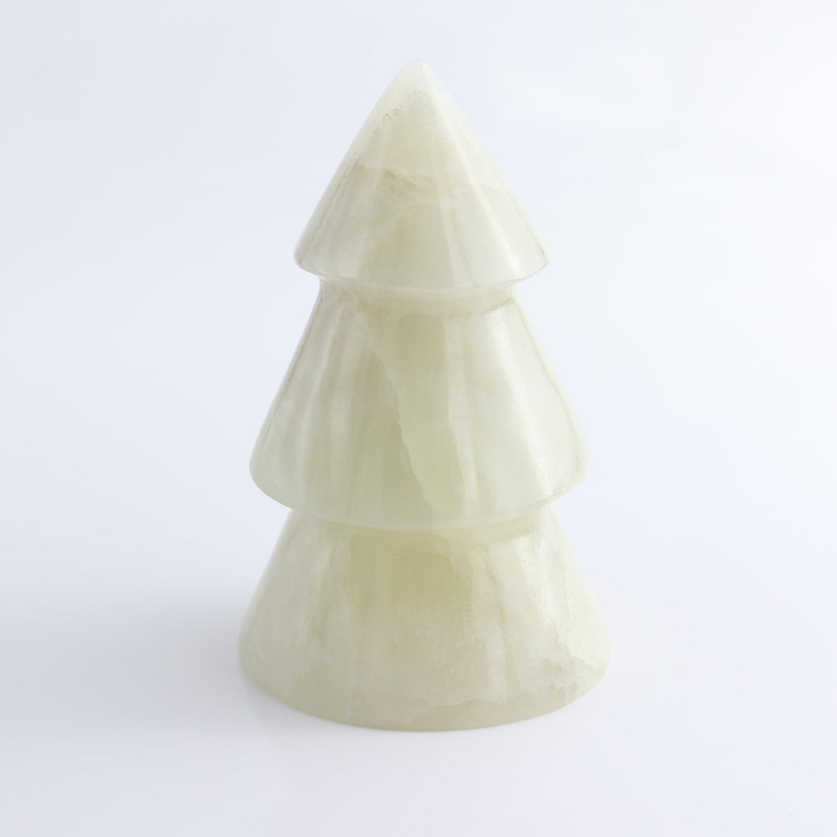 One Lamp Tree Green Mexican Onyx/Calcite with Light