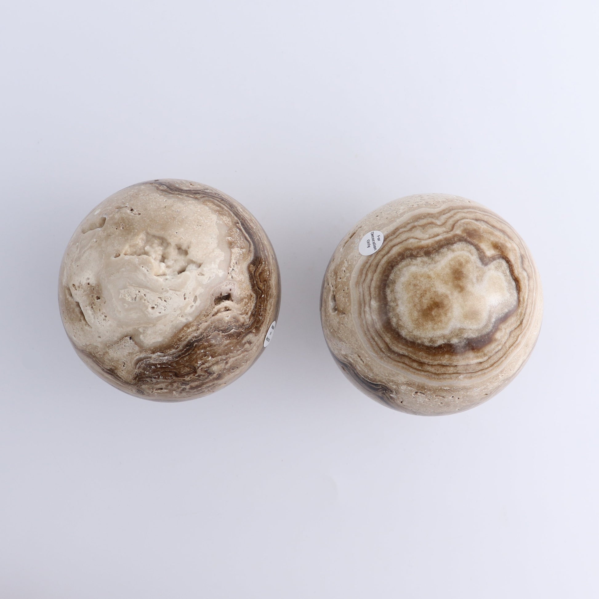 One Mexican Onyx/Calcite Chocolate Sphere 10 cm - Expert Wholesale and Supplier of Wholesale Crystals & Bulk Gemstones, ["Calcite","close_70","Mexico","onyx","Spheres"]