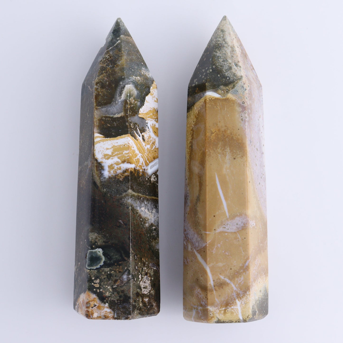 Ocean Jasper Towers Set of 4 - Expert Wholesale and Supplier of Wholesale Crystals & Bulk Gemstones, ["Freeforms","jasper","Ocean Jasper"]