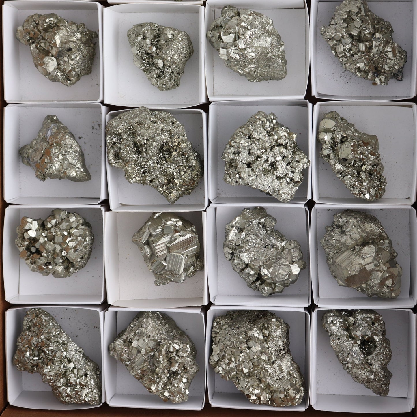 Pyrite Clusters Set of 20
