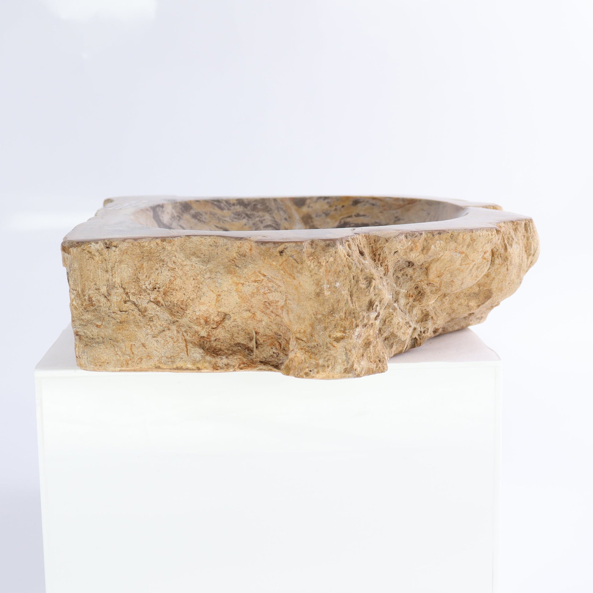 Petrified Wood Bowls Set of 2 - Expert Wholesale and Supplier of Wholesale Crystals & Bulk Gemstones, ["Bowls","Indonesia","Petrified Wood"]