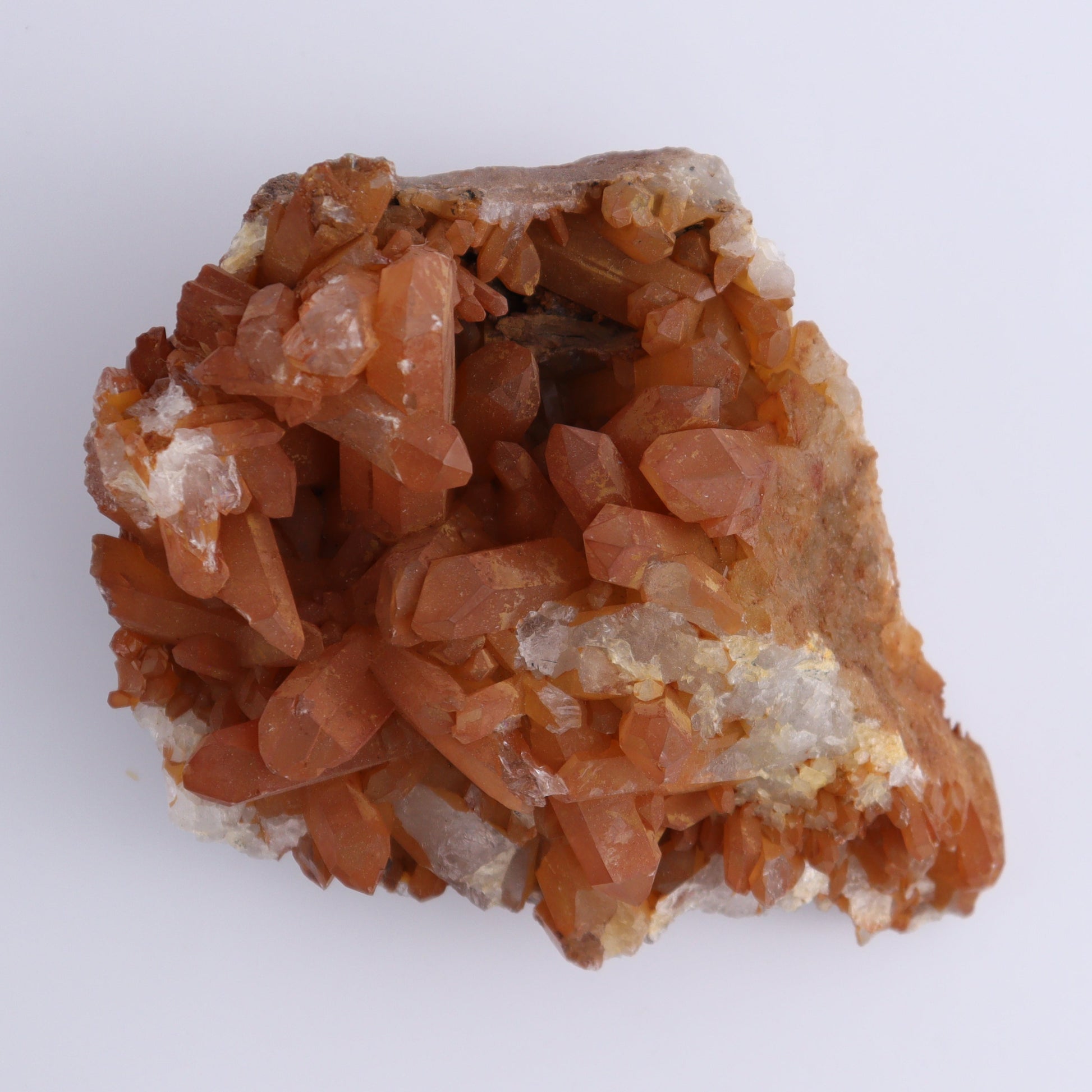 Tangerine Quartz Clusters Set of 6 - Expert Wholesale and Supplier of Wholesale Crystals & Bulk Gemstones, ["Clusters","Quartz","Tangerine Quartz"]