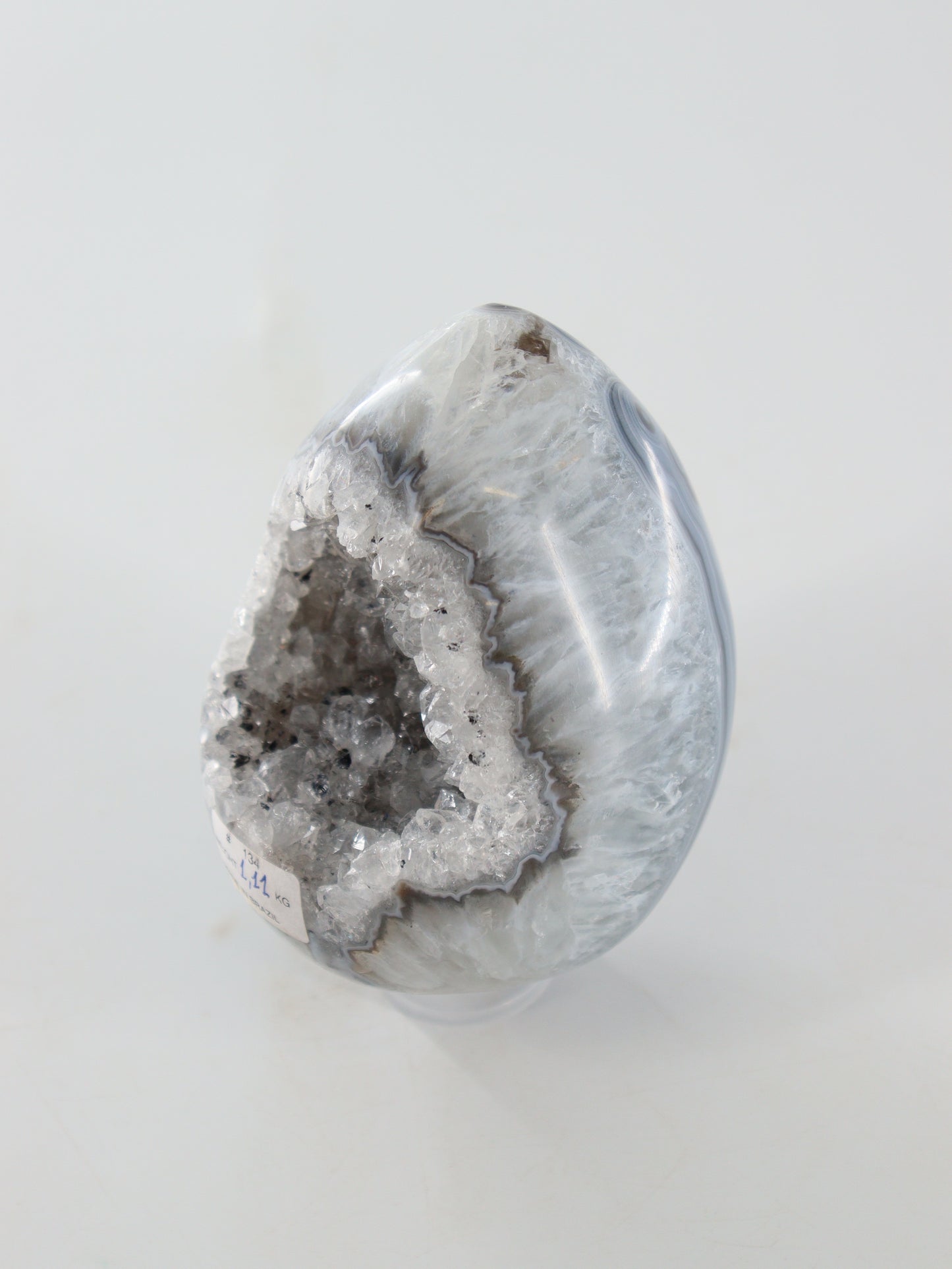Agate Eggs Set of 2 - Expert Supplier of Wholesale Crystals & Bulk Gemstones