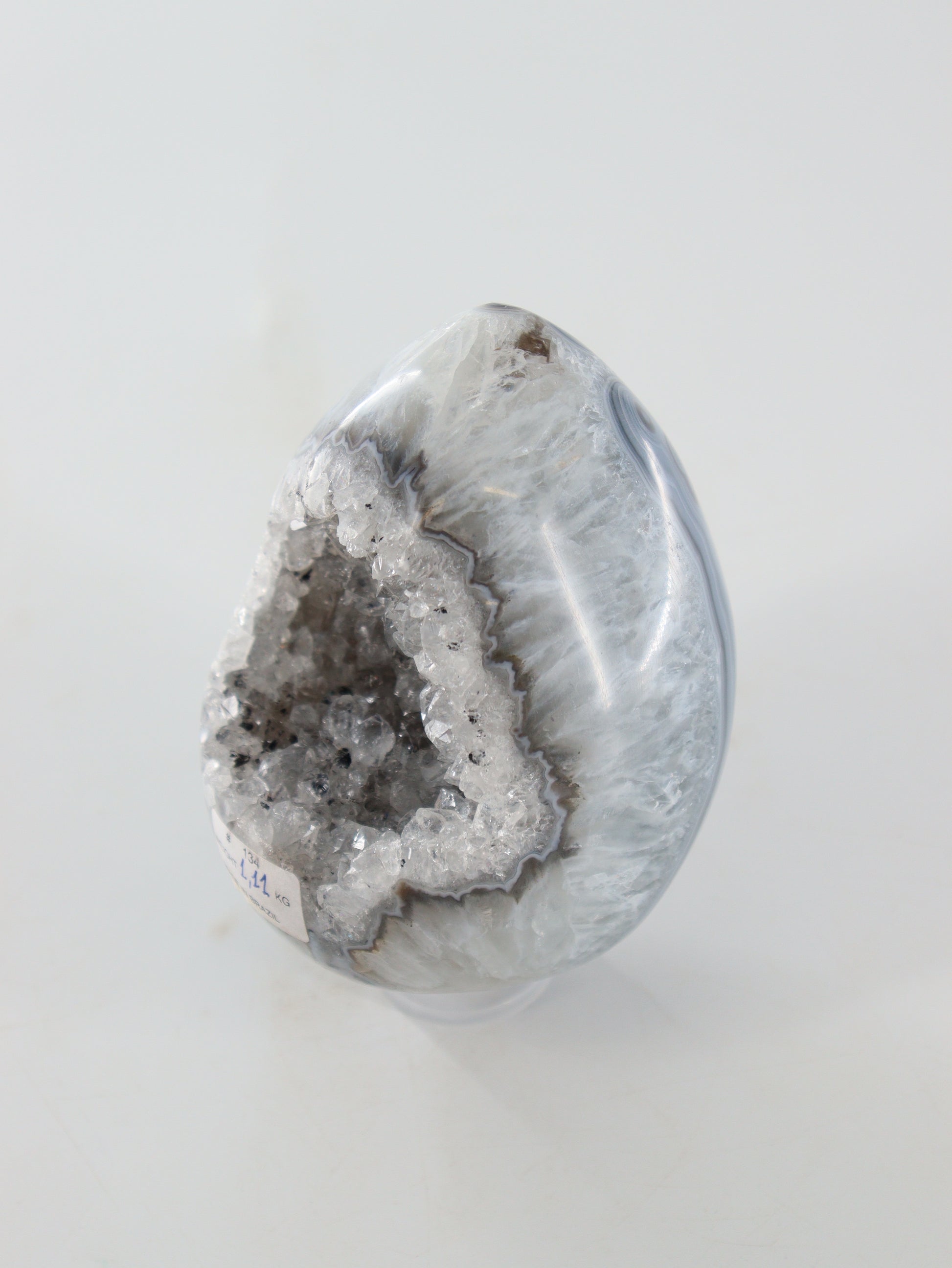 Agate Eggs Set of 2 - Expert Supplier of Wholesale Crystals & Bulk Gemstones