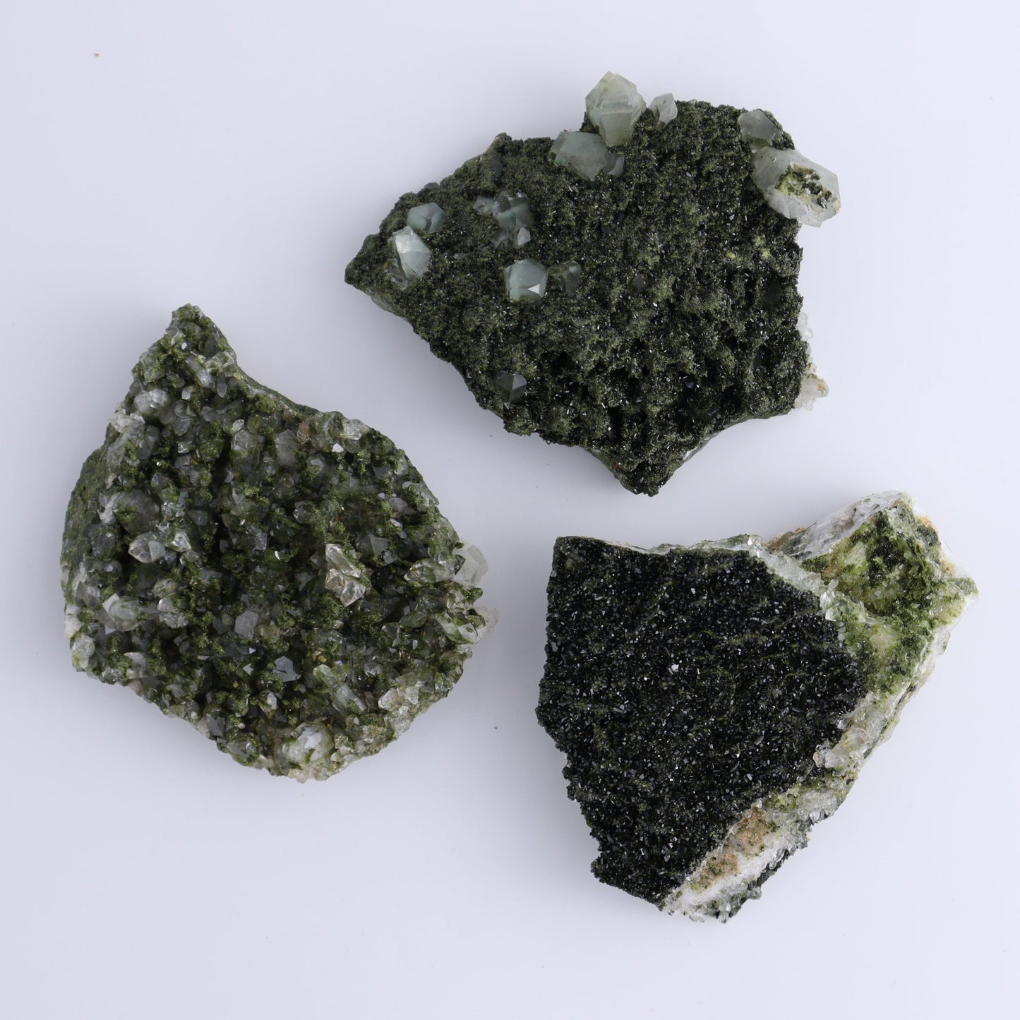 Epidote Set of 6 - Expert Wholesale and Supplier of Wholesale Crystals & Bulk Gemstones, ["epidote","flat","Flats"]