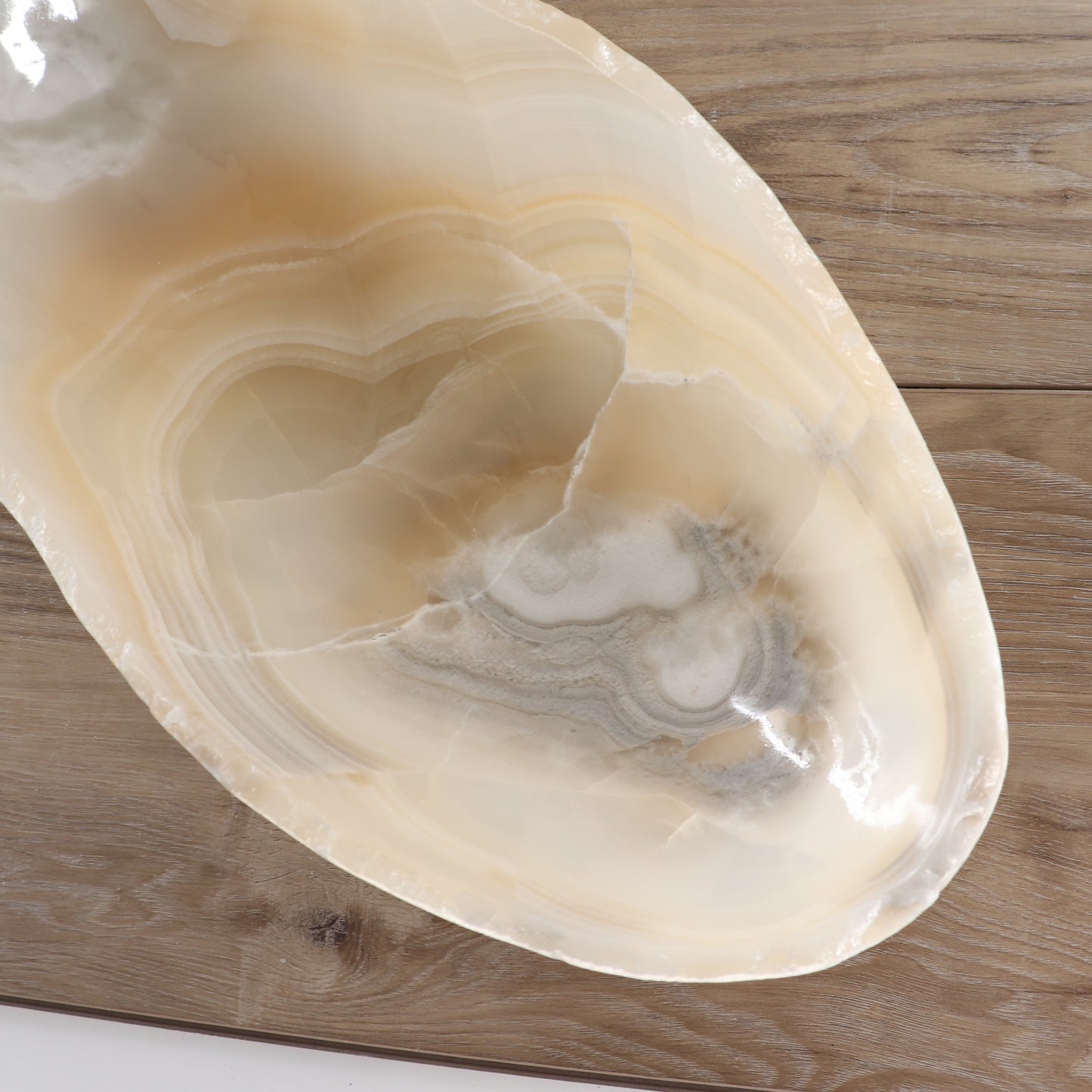 Mexican Onyx/Calcite Canoe Bowl - Expert Wholesale and Supplier of Wholesale Crystals & Bulk Gemstones, ["Bowls","Calcite","canoe","Mexico","onyx"]