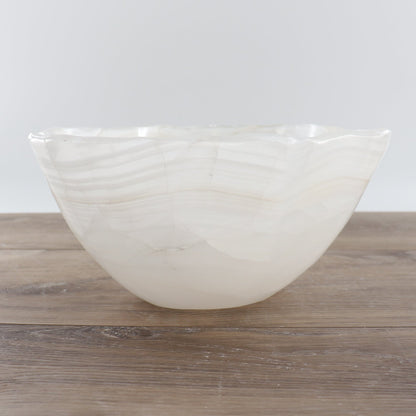 Mexican Onyx/Calcite Bowl 12"