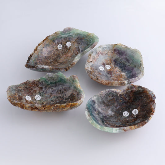 Fluorite Bowls Set of 4 - Expert Wholesale and Supplier of Wholesale Crystals & Bulk Gemstones, ["Bowls","Fluorite","Mexico"]
