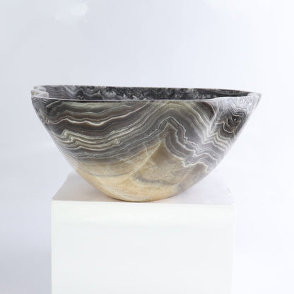 Mexican Onyx/Calcite Bowl 13"