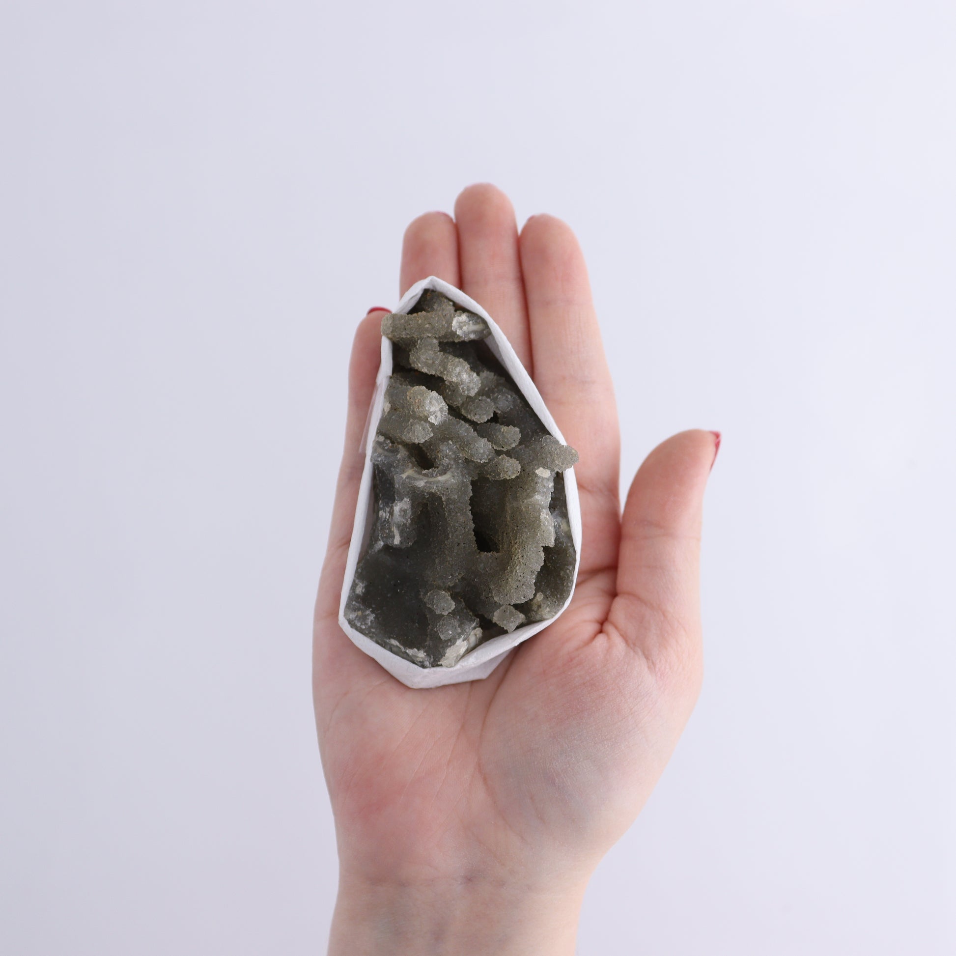 Uruguay Amethyst Clusters with Formations Flat of 12 - Expert Wholesale and Supplier of Wholesale Crystals & Bulk Gemstones, ["Amethyst","Calcite","Clusters","Formations","Uruguay"]