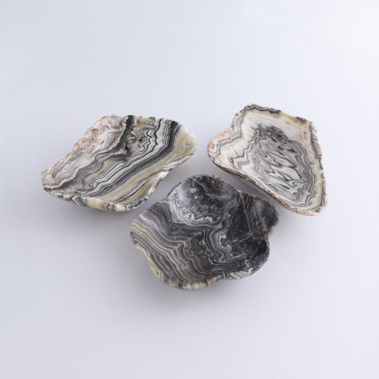Zebra Onyx Bowl Set of 3 - Expert Wholesale and Supplier of Wholesale Crystals & Bulk Gemstones, ["Bowls","Mexico","onyx"]