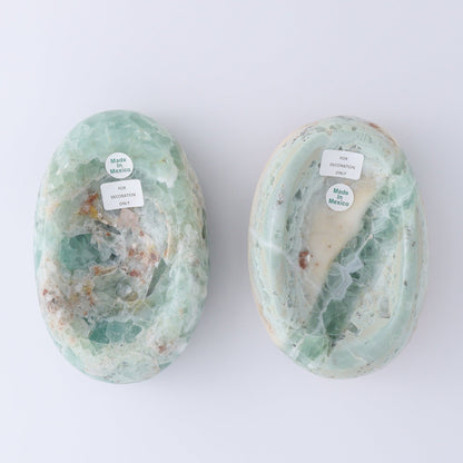 One Imperfect Fluorite Oval Bowl - Expert Wholesale and Supplier of Wholesale Crystals & Bulk Gemstones, ["Bowls","close_50","Fluorite","Mexico","Oval","Oval Dish"]
