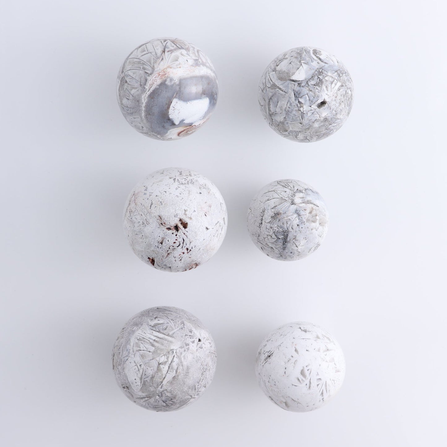 Agate Spheres Set of 6 | Mi Esperanza Minerals | Supplier of Crystals and Onyx