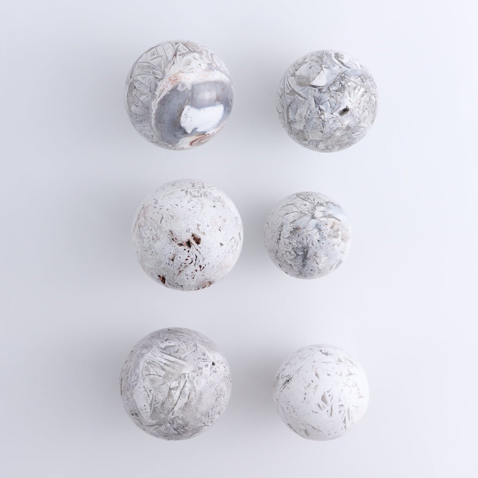 Agate Spheres Set of 6 | Mi Esperanza Minerals | Supplier of Crystals and Onyx