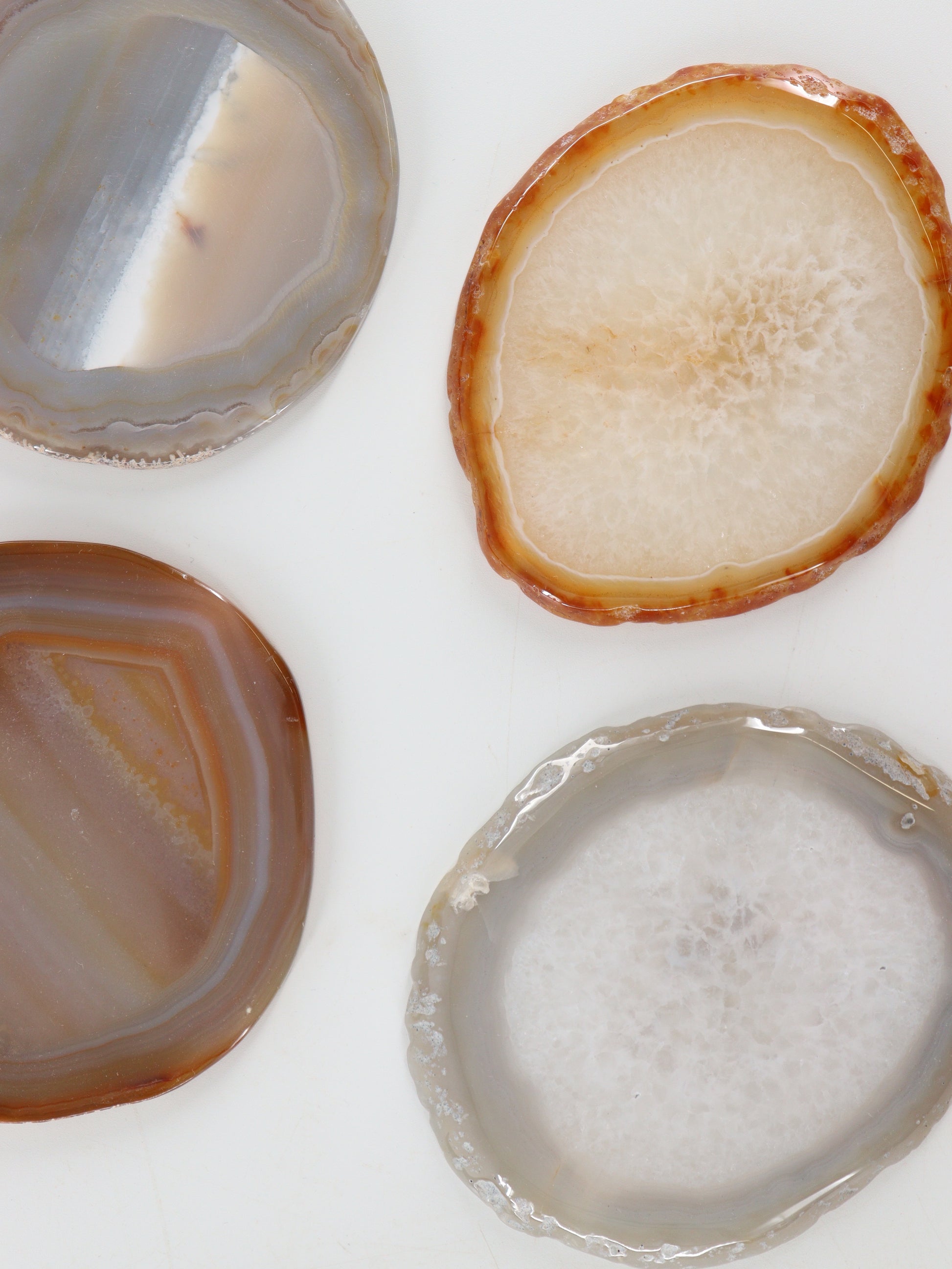 Agate Slices and Slabs Set of 10 - Expert Supplier of Wholesale Crystals & Bulk Gemstones