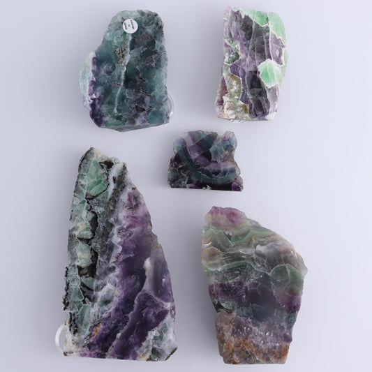 Fluorite Face Polished Set of 5 - Expert Wholesale and Supplier of Wholesale Crystals & Bulk Gemstones, ["Face Polished","Fluorite","Mexico"]