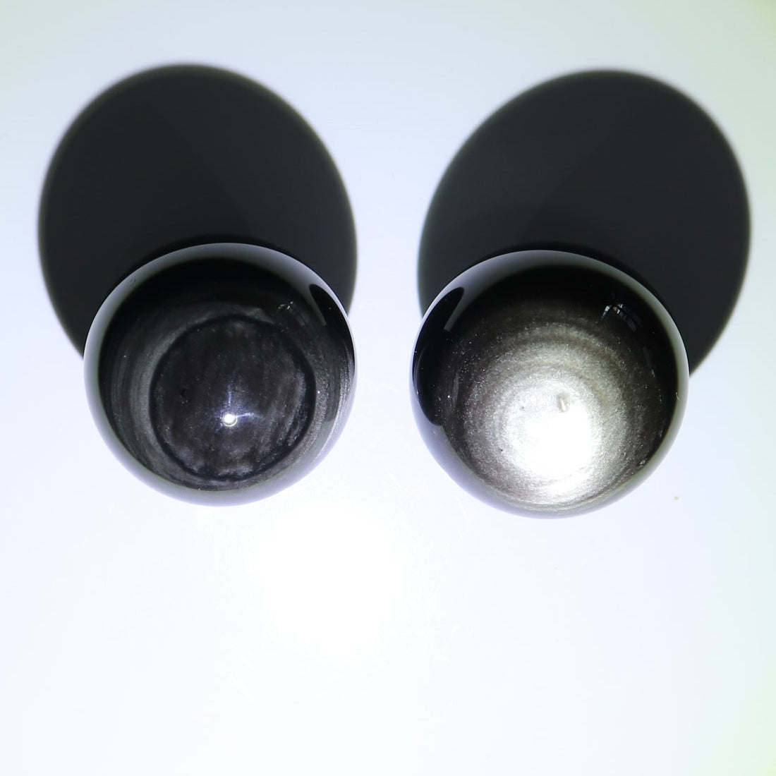 Obsidian Spheres Set of 6