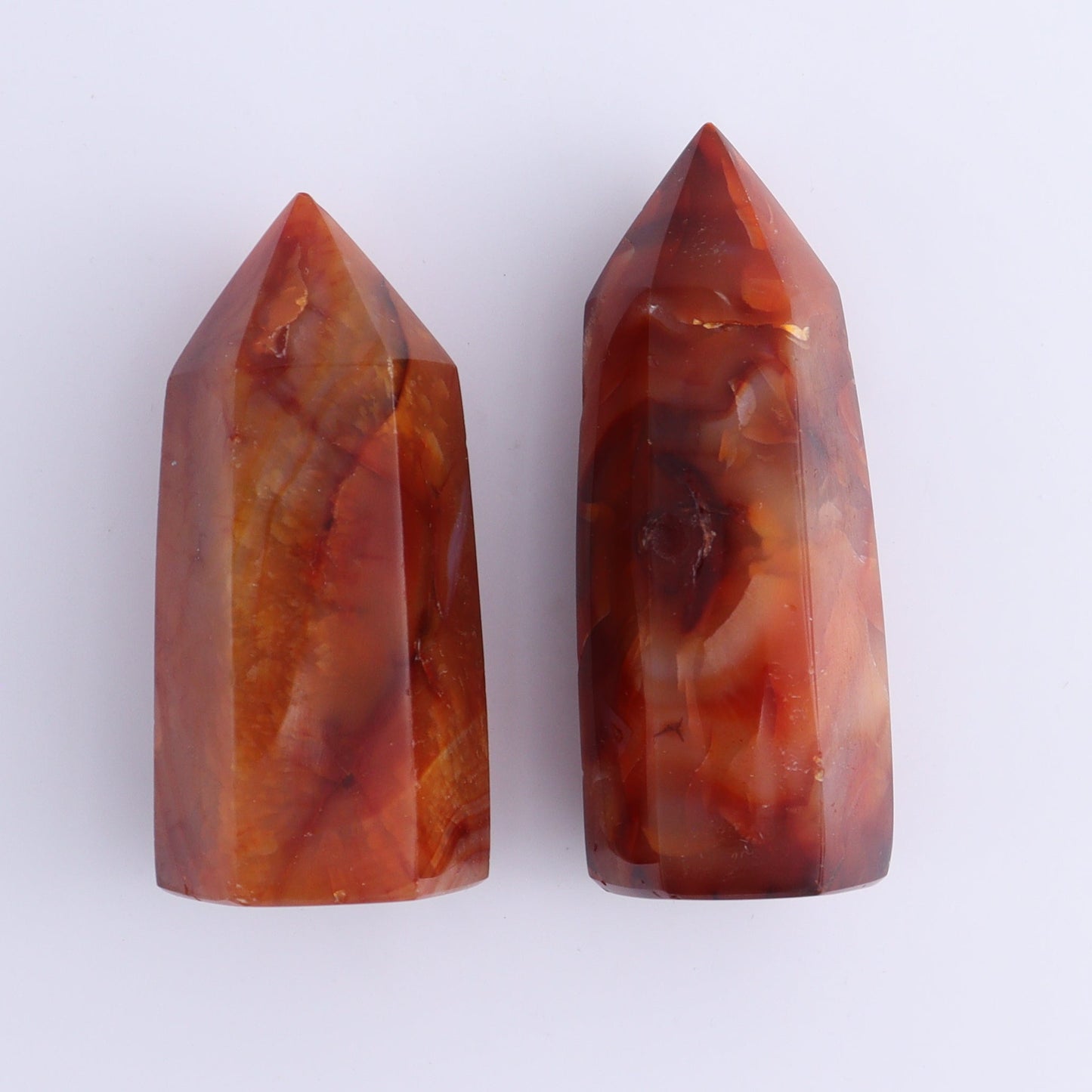 Carnelian Towers Set of 12 - Expert Wholesale and Supplier of Wholesale Crystals & Bulk Gemstones, ["carnelian","Madagascar","Towers"]