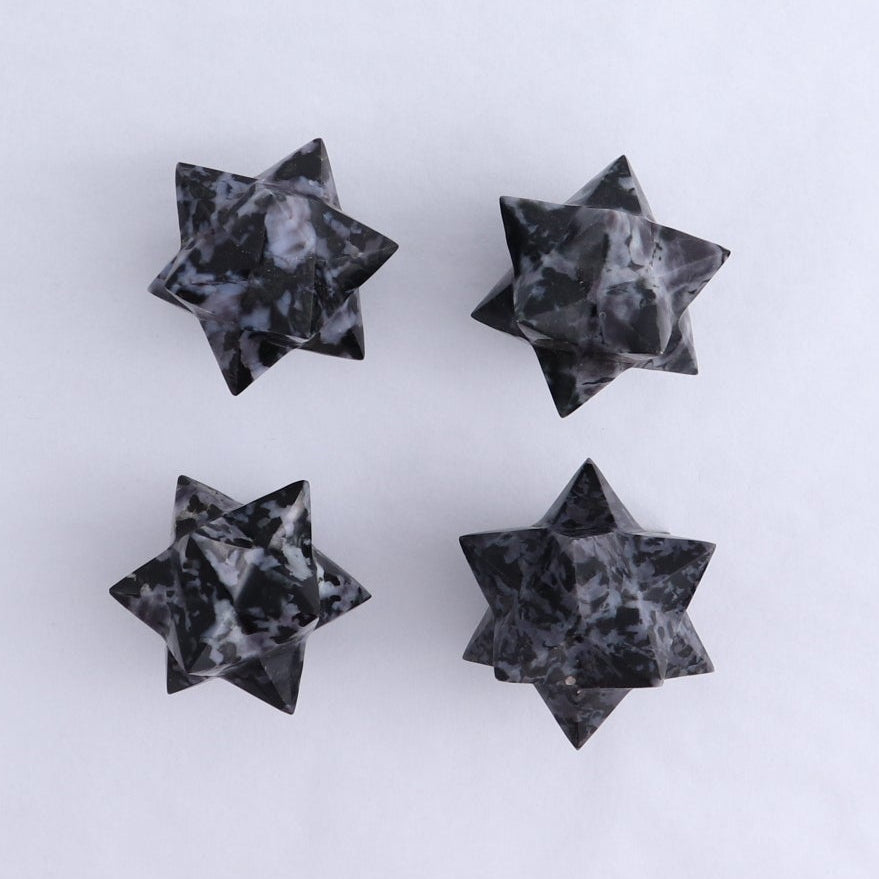 Mixed Stones Stars Set of 16 & 4 Cut Base Stars