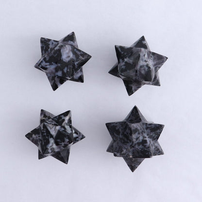 Mixed Stones Stars Set of 16 & 4 Cut Base Stars