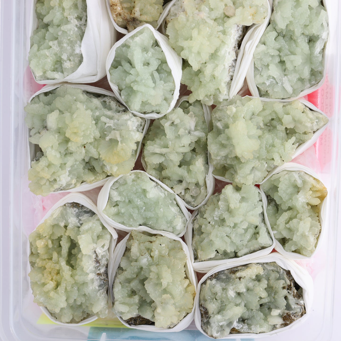 Prehnite Flat from Morocco - Expert Wholesale and Supplier of Wholesale Crystals & Bulk Gemstones, ["Clusters","Flats","Morocco","Prehnite"]