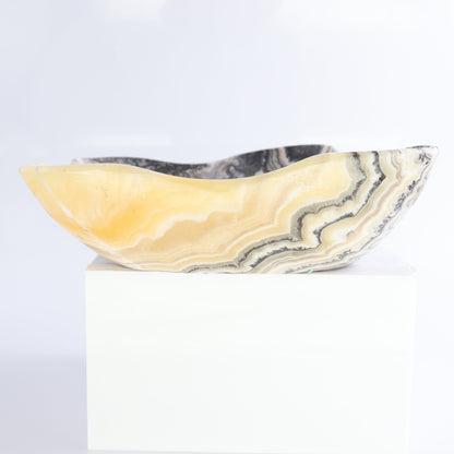 Zebra Onyx Bowl - Expert Wholesale and Supplier of Wholesale Crystals & Bulk Gemstones, ["Bowls","Mexico","onyx"]