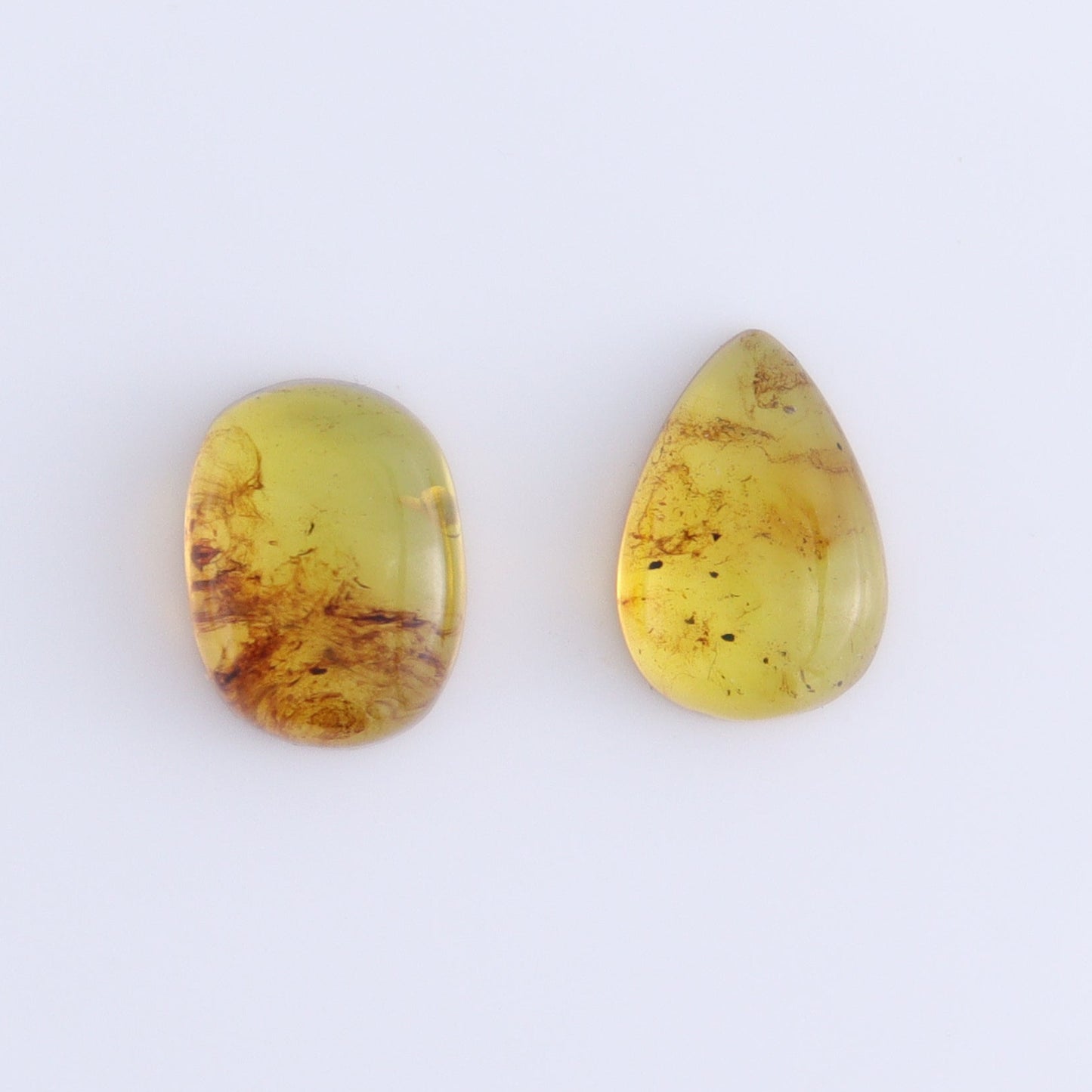 Chiapas Mexico Amber Cabs Set of 8 - Expert Wholesale and Supplier of Wholesale Crystals & Bulk Gemstones, ["Amber","Cabs","Chiapas Amber","Mexico"]