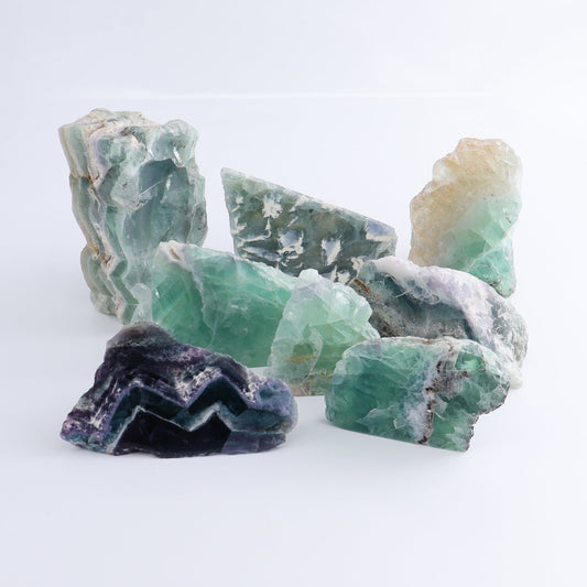 Fluorite Face Polished Set of 8