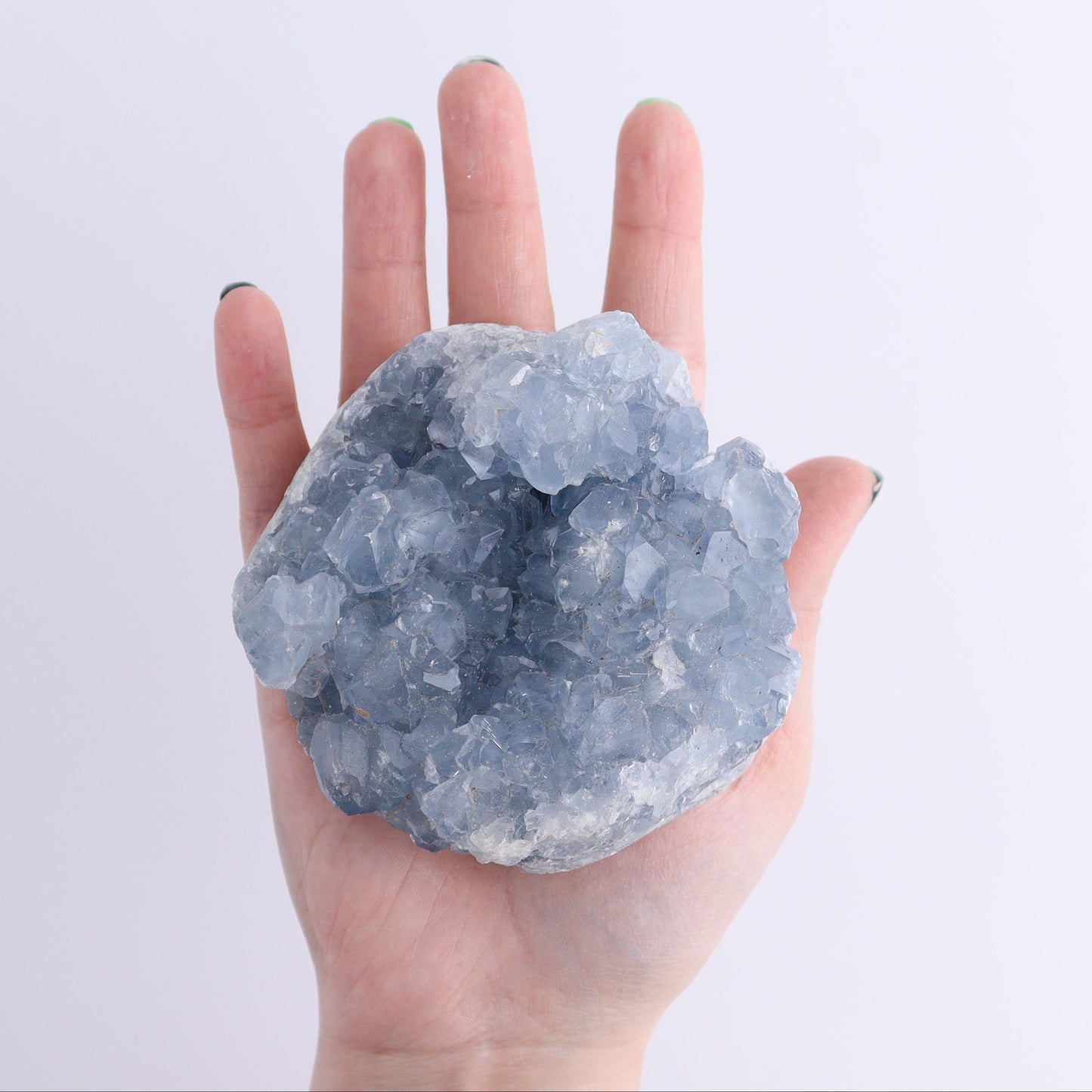 Celestite Clusters Set of 4