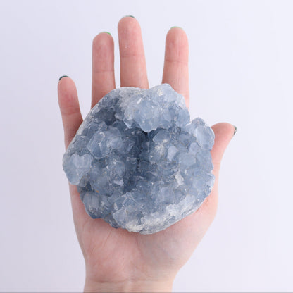 Celestite Clusters Set of 4
